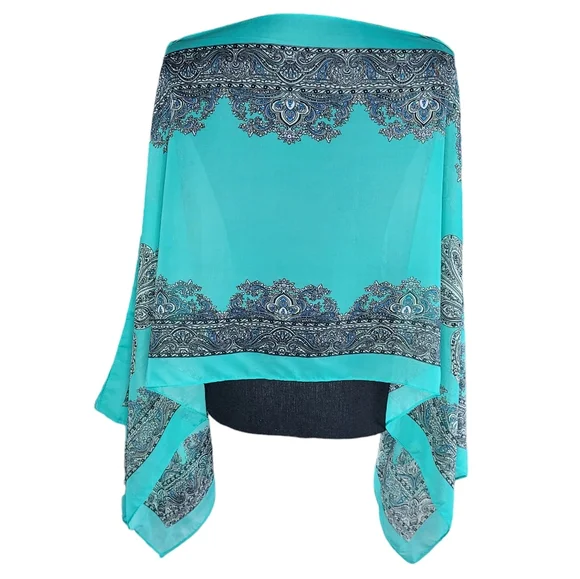 Jack & Missy One Size Sheer Carefree Convertible Poncho Versatile Cover-up NWT - Picture 5 of 7